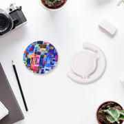 12731 Fashion Design Pop Up Mobile Phone Grip Holder Smart Phone Bracket Phone Stand  Grip With Popclip Car Mount Flowers Pasley thumbnail 3