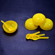 5105 Soup Bowl Spoon Set Plastic For Kitchen  Home Use thumbnail 5