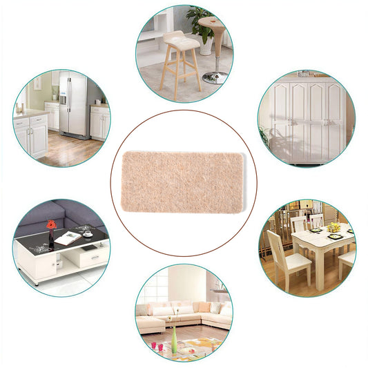 9134 Furniture Pad Square Felt Pads Floor Protector Pad For Home All Furniture Use (Pack Of 4 Pc)