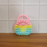 Rainbow Round Silicone Pop It Coin Purse (1 Pc) thumbnail 6