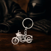 Motorcycle Silhouette Metal Keychain - (1 Pc) thumbnail 6