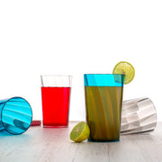 2353 Premium Juice And Water Glasses Set Of 6 Transparent 300ml Drinking Water Glasses Stylish  Crystal Square Highball Glasses For Water Juice  Cocktails Glass Set Of 6 For Water thumbnail 4