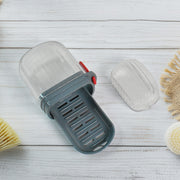 Multipurpose Soap Box Holder With Transparent Dust-proof Lid Sabudani (1 Pc) thumbnail 2