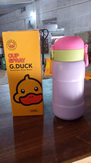 Duckstainless Steel Water Bottle For Kids Adults Steel Flask Metal Thermos Spill Proof Cap Closure Bpa Free For School Home Office Drinkware 400 Ml thumbnail 6