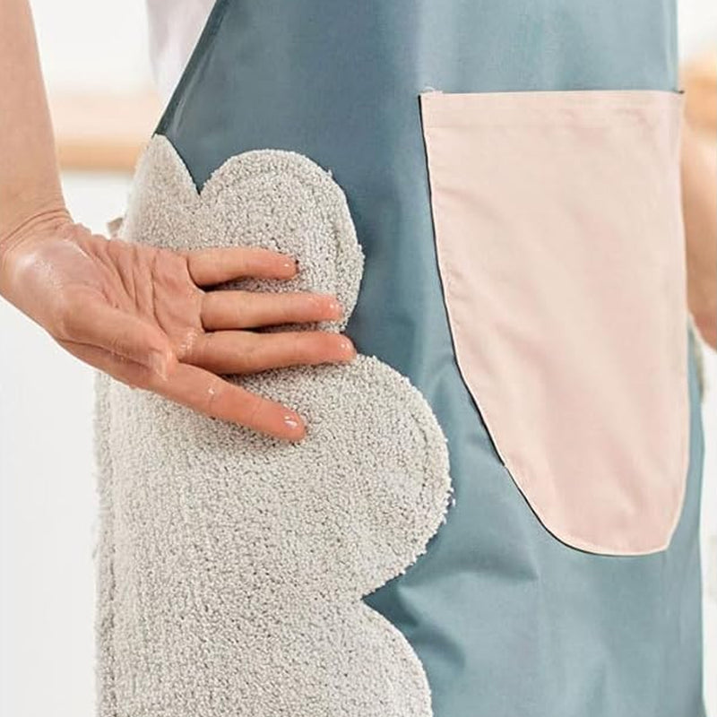 Multipurpose Kitchen Cooking Apron With Front Pocket (1 Pc)