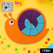 17991 Toys Snail Puzzle Kids Mini Travel Puzzle Games  Pre School Toys Develops Motor  Reasoning Skills Stem Educational Toy Birthday Gifts 3 - 6 Year Kids Brain Games For Kids Building Blocks For Kids (Mix Color) thumbnail 6
