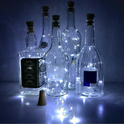 Wine Bottle Cork String Light  Multi Led  2m Cable Length Copper Wire Battery Operated (White  1 Pc) thumbnail 4