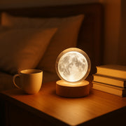 3d Crystal Ball Lamps With Base  (1 Pc) thumbnail 5