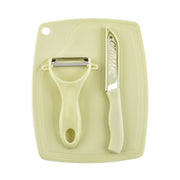 5207 Plastic Kitchen Peeler - Green  Classic Stainless Steel 3-piece Knife Set Combo thumbnail 4