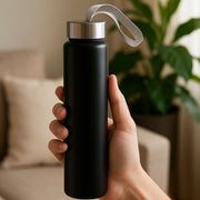 Portable Stainless Steel Water Bottle With Strap (Approx 250ml) thumbnail 5