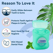 Mint Waxed Dental Floss  (50 Meter ) thumbnail 3