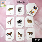 Kidkraft 32-piece Animal Flash Cards Set thumbnail 6