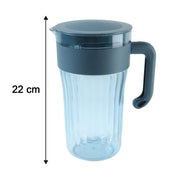 Multipurpose Plastic Water Juice Serving Jug With 4 Drinking Glasses Set (1 Set) thumbnail 4