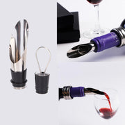 Premium Wine Bottle Shape Bar Accessory Gift Set thumbnail 2