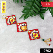 Traditional Labh Shubh Decorative Wall Hanging (1 Pc) thumbnail 6