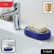 Plastic Soap Holder Tray With Drain Slots (1 Pc) thumbnail 7