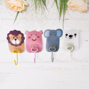 Wall Mounted Cartoon Hooks Self Adhesive Hooks (10 Pcs Set) thumbnail 1