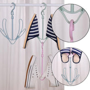 9136 Shoes Drying Hanger Rotatable Shoe Hanging Racks For Balcony Closet (1pc) thumbnail 2