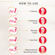 Charm  Glow 5-step Herbal Facial Kit (1 Pc) thumbnail 2