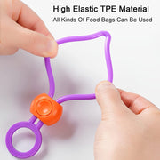 17570 Bag Clips Food Clips Multi-purpose Sealer Reusable Cable Ties Cord Organizer Bag Clips Food Clips For Home Kitchen Office (1 Pc) thumbnail 1