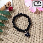 Black Beaded Fashion Bracelet (1 Pc) thumbnail 1