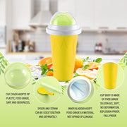 Smoothies Maker Cup Magic Quick Frozen Smoothies Cup Cooling Cup Double Layer Squeeze Cup Slushy Maker (1 Pc) thumbnail 2