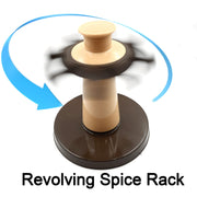 5986  360 Revolving Spice Rack For Kitchen And Dining Table 8 Spice Jars With 120 Ml Condiment Set Herb Seasoning Organizer thumbnail 2