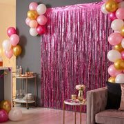 Decorative Foil Fringe Curtain For Birthday  Party Decoration thumbnail 4