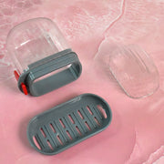Multipurpose Soap Box Holder With Transparent Dust-proof Lid Sabudani (1 Pc) thumbnail 4