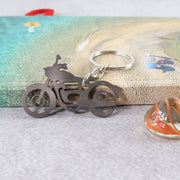 Motorcycle Silhouette Metal Keychain - (1 Pc) thumbnail 4