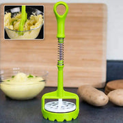 5768 Multi Functional One-handed Plastic Manual Mashed Potatoes Masher Mash Sweet Potato Masher With Comfort Grip And Stainless-steel Spring Design For Nonstick Pans (1 Pc) thumbnail 4