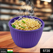 5720 Plastic Round Noodles Maggie Bowl Soup Bowls For Easy Perfect Breakfast Cereals Fruits Beverages Essentials Salad Pasta Snack Bowl Microwave Safe Dishwasher Safe (1 Pc) thumbnail 6