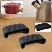 Silicone Rubber Pot Handle Sleeve Cover (2 Pc) thumbnail 1