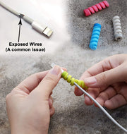 6029 Spiral Charger Spring Cable Protector Data Cable Saver thumbnail 6