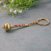 Mace Design Jai Shree Ram Golden Keychain (1 Pc) thumbnail 2