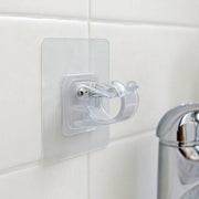 Self-adhesive Transparent Wall Hook Holder Clip (1 Pc) thumbnail 2