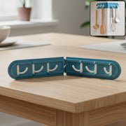 Foldable Rotating Wall-mounted Multipurpose Hook Rack (1 Pc) thumbnail 1
