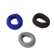 Tyre Shape Hair Rubber Bands Pack Of 3 (Multicolour) thumbnail 3