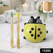 Cute Ladybug Toothbrush Holder With Toothbrush Combo Set thumbnail 7