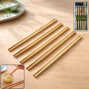 Premium Reusable Bamboo Chopsticks Set (Set Of 5 Pair) thumbnail 1