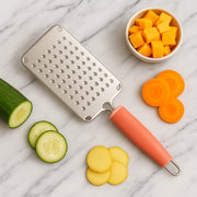 Supermom Stainless Steel Multipurpose Vegetable And Cheese Grater With Soft Grip Handle (1 Pc) thumbnail 2
