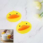 Cute Duck Shape Silicone Hot Pot Holder (2 Pc) thumbnail 6