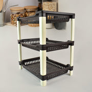Apex Big Multi Use Plastic Storage Rack  3-tier (1 Pc) thumbnail 4