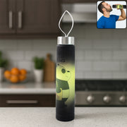 Cute Cartoon Printed Plastic Water Bottle (300 Ml  1 Pc) thumbnail 6