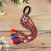 Traditional Multicolor Braided Hair Accessory Stylish Kodi String Bow (1 Pc) thumbnail 2
