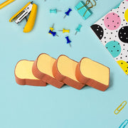 17527 3d Toast Bread Shape Eraser For Kids Cartoons Erasers Toast Bread Erasers Bread Shaped Eraser For Students Gift Cute Fun Food Pencil Erasers For School Classroom Stationery For Boys  Girls (4 Pcs Set) thumbnail 1