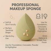 Makeup Sponge For Blending Liquid Foundations Powders And Creams (Multicolor  1 Pc) thumbnail 5