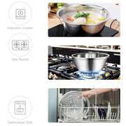 3-in-1 Stainless Steel Mixing Straining  Grater Bowl Set thumbnail 3