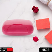 4592 Travel Soap Case Box Plastic Soap Box With Cover Waterproof Leakproof Soap Dish For Bathroom  Travel Use (1pc) thumbnail 7