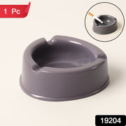 Oblivion Durable Plastic Ashtray With Wide Bowl And Triple Cigarette Holder Slots (1 Pc) thumbnail 5